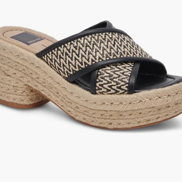 Dolce Vita Espadrilles Platform Slide On Sandals.  Women’s Size 7 - Picture 1 of 5